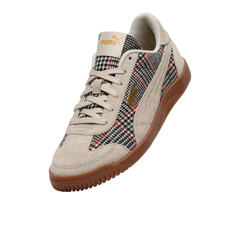 Puma shoes - PUMA Club 5V5 Lux Plaid Lace Up - 40540301 - Beige 11