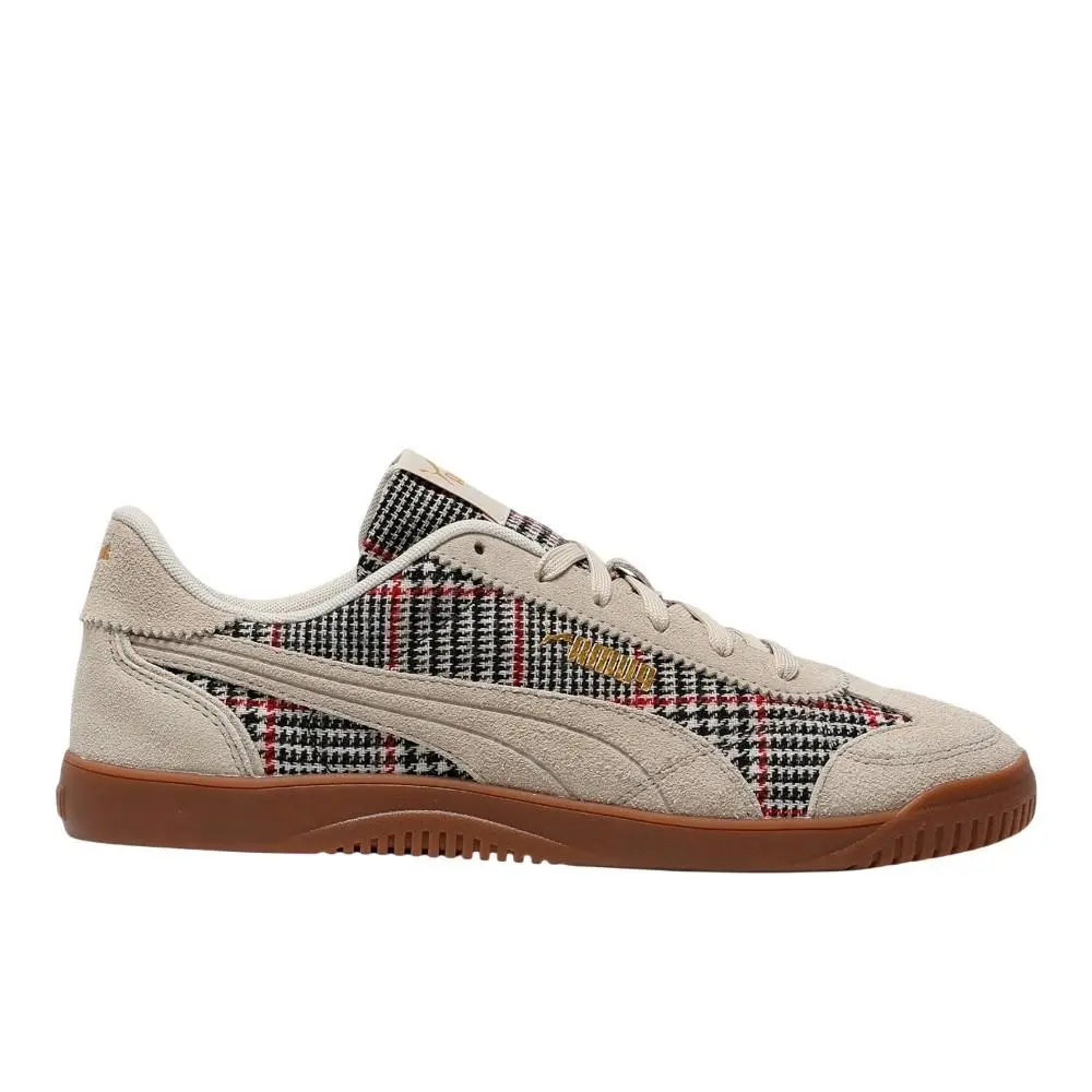 Puma shoes - PUMA Club 5V5 Lux Plaid Lace Up - 40540301 - Beige 6