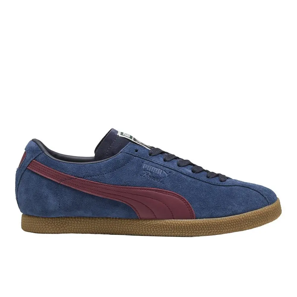 Brasil Lace Up Mens Blue Sneakers Casual Shoes 40104806 by Puma