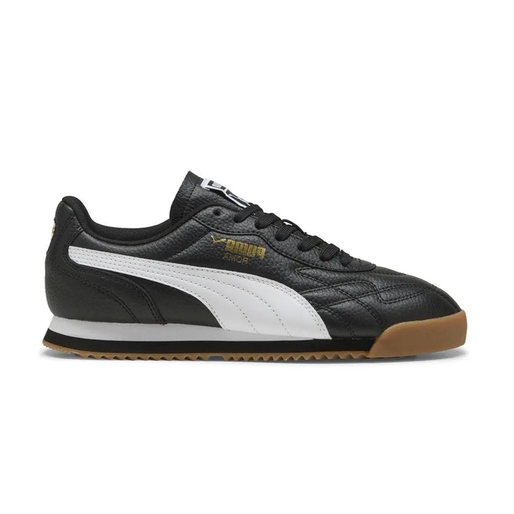 Puma Roma Anniversario Lace Up Mens Black Sneakers Casual Shoes 39772002