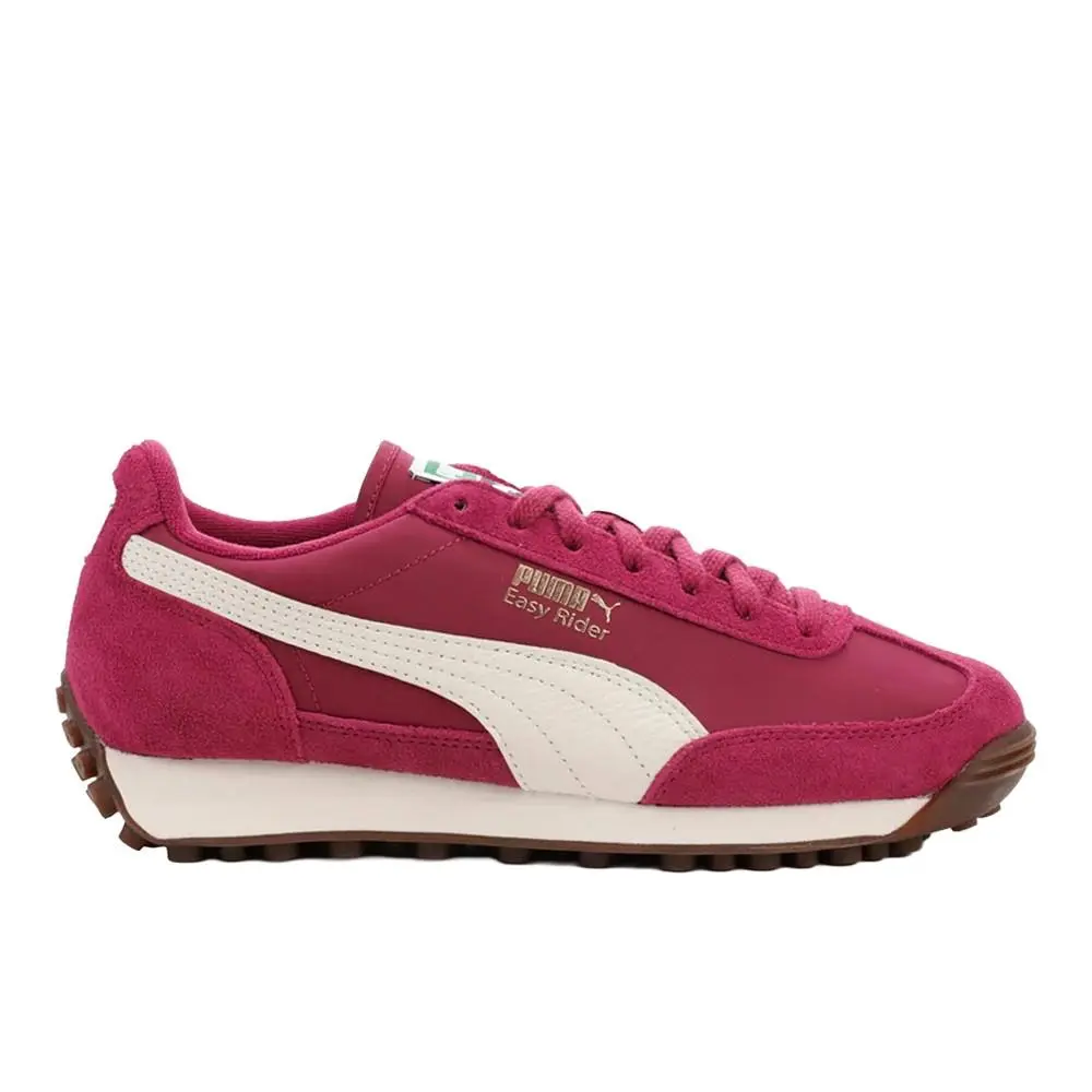Puma Easy Rider Vintage Lace Up Womens Pink Sneakers Casual Shoes 40077337