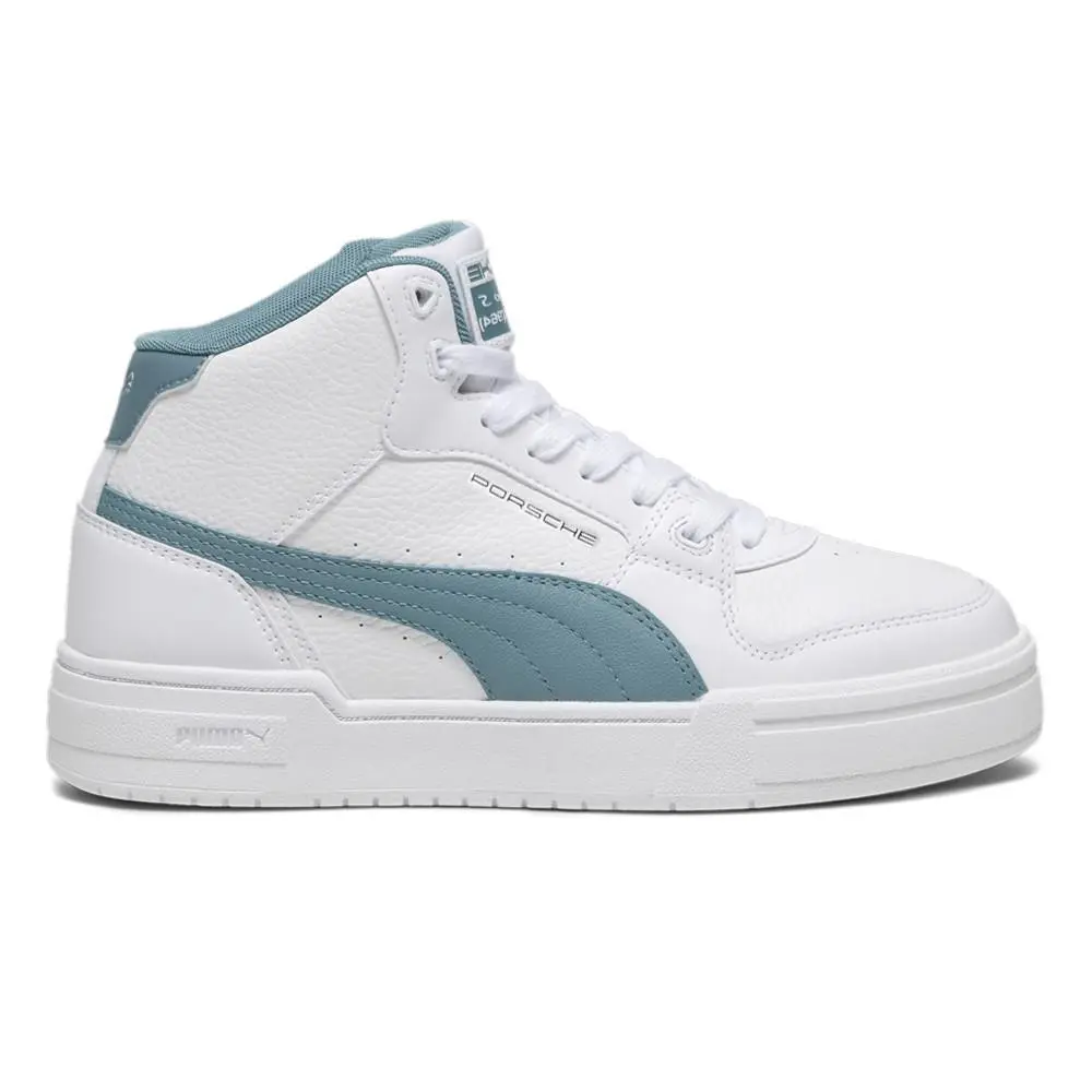 Puma Porsche Legacy Ca Pro Mid Lace Up Mens White Sneakers Casual Shoes 3928650