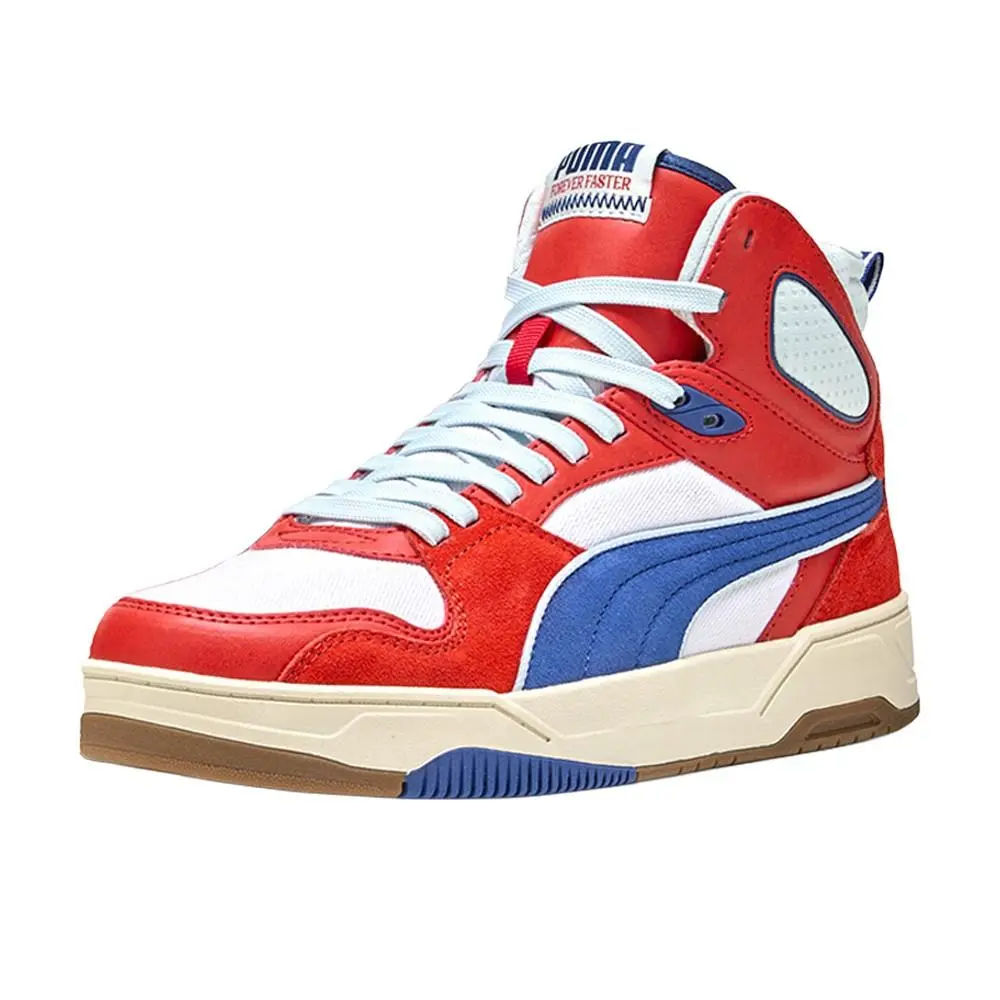 Puma shoes - PUMA Rebound Break Mid Retro Run Lace Up - 40251701 - Red 0