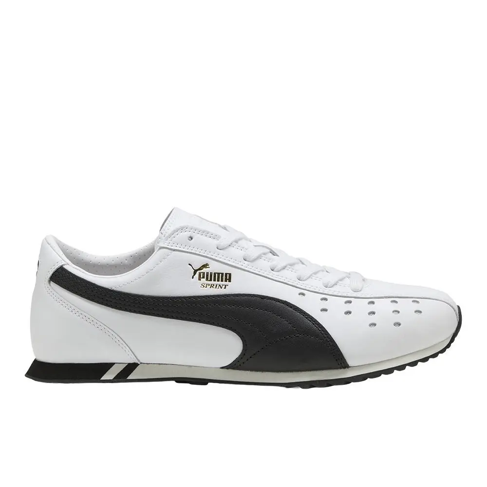 Sprint Lace Up Mens White Sneakers Casual Shoes 40296001 by Puma