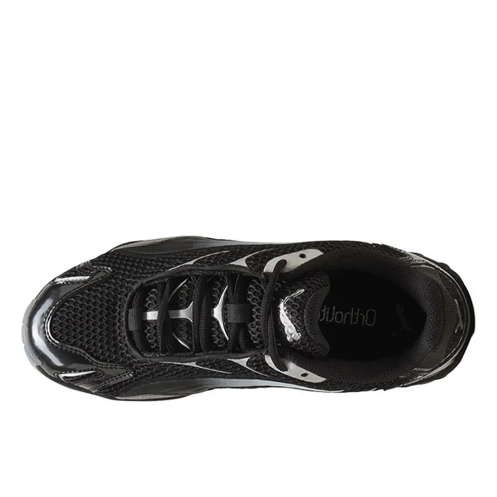 Puma shoes - PUMA Inhale Metallic Lace Up - 40647502 - Black, Silver 2
