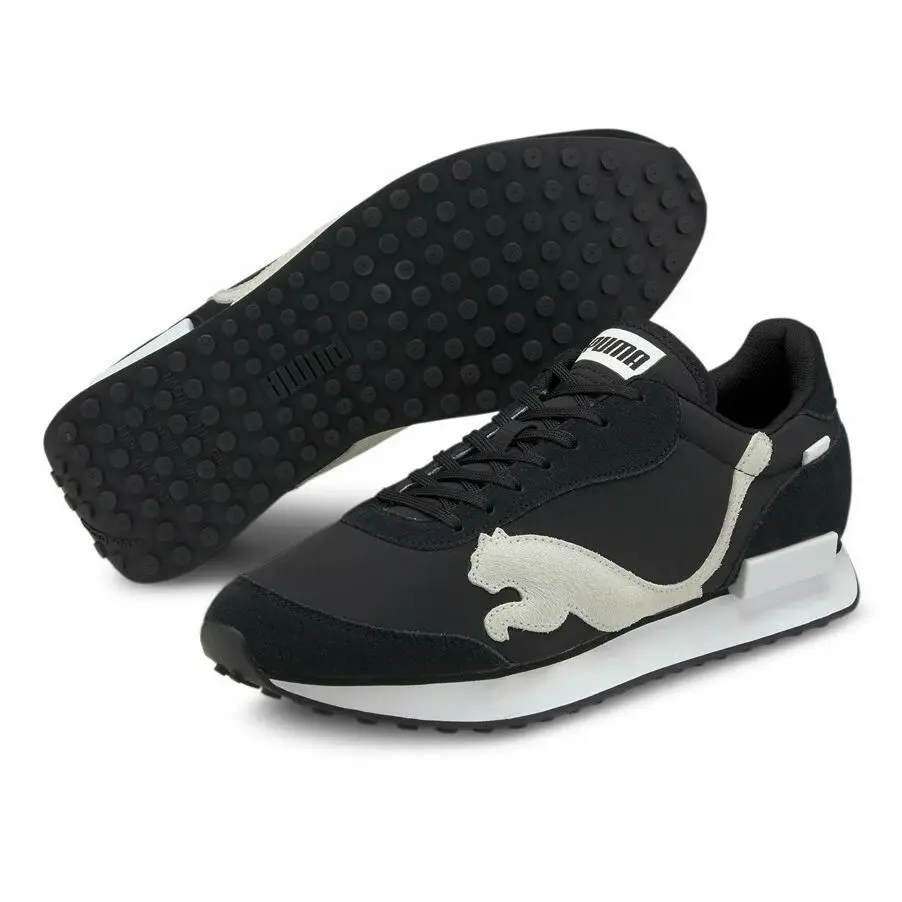 Future Rider The Cat `black White` 380864-02Men`s Running Shoes by Puma