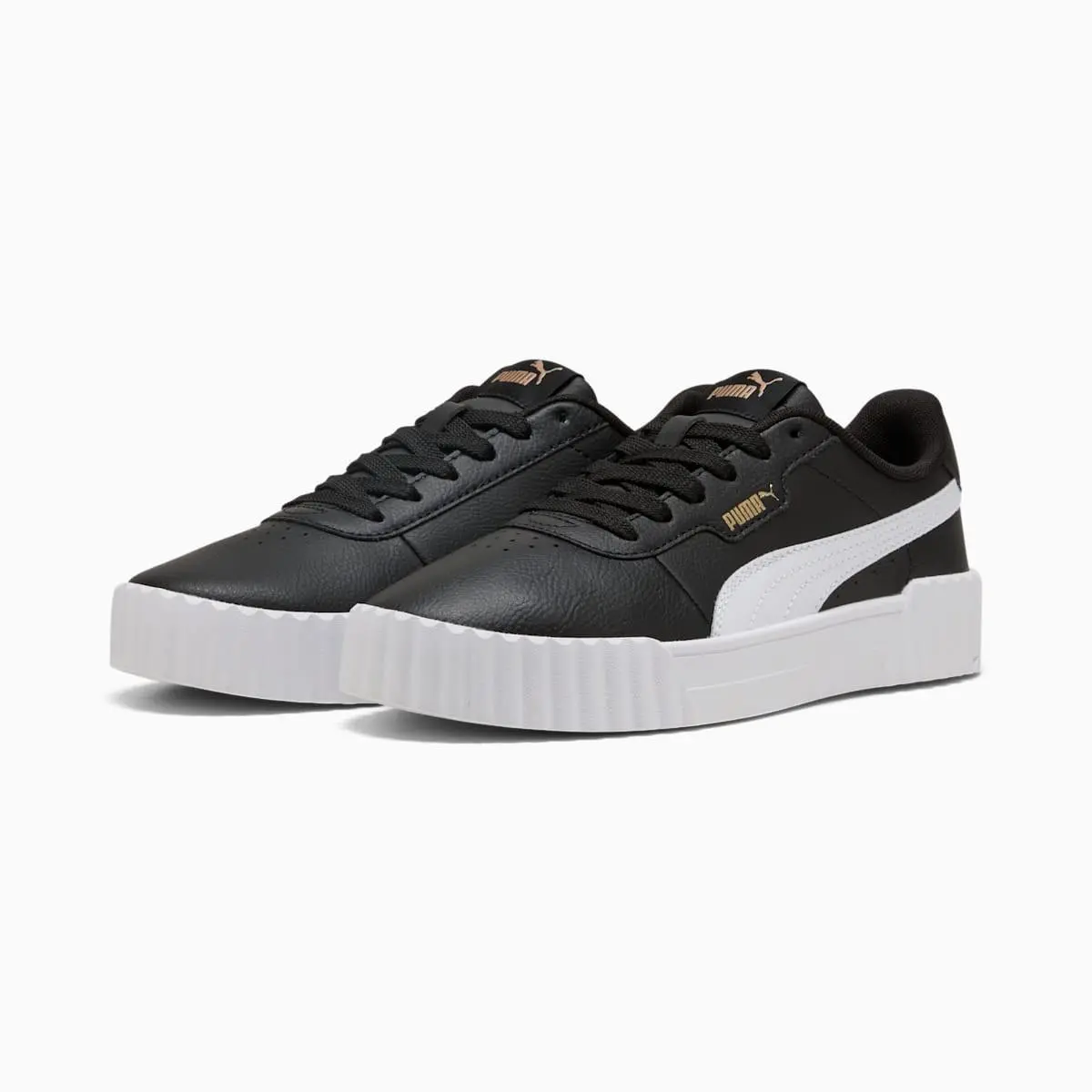 Puma shoes - BLACK/WHITE/GOLD 4
