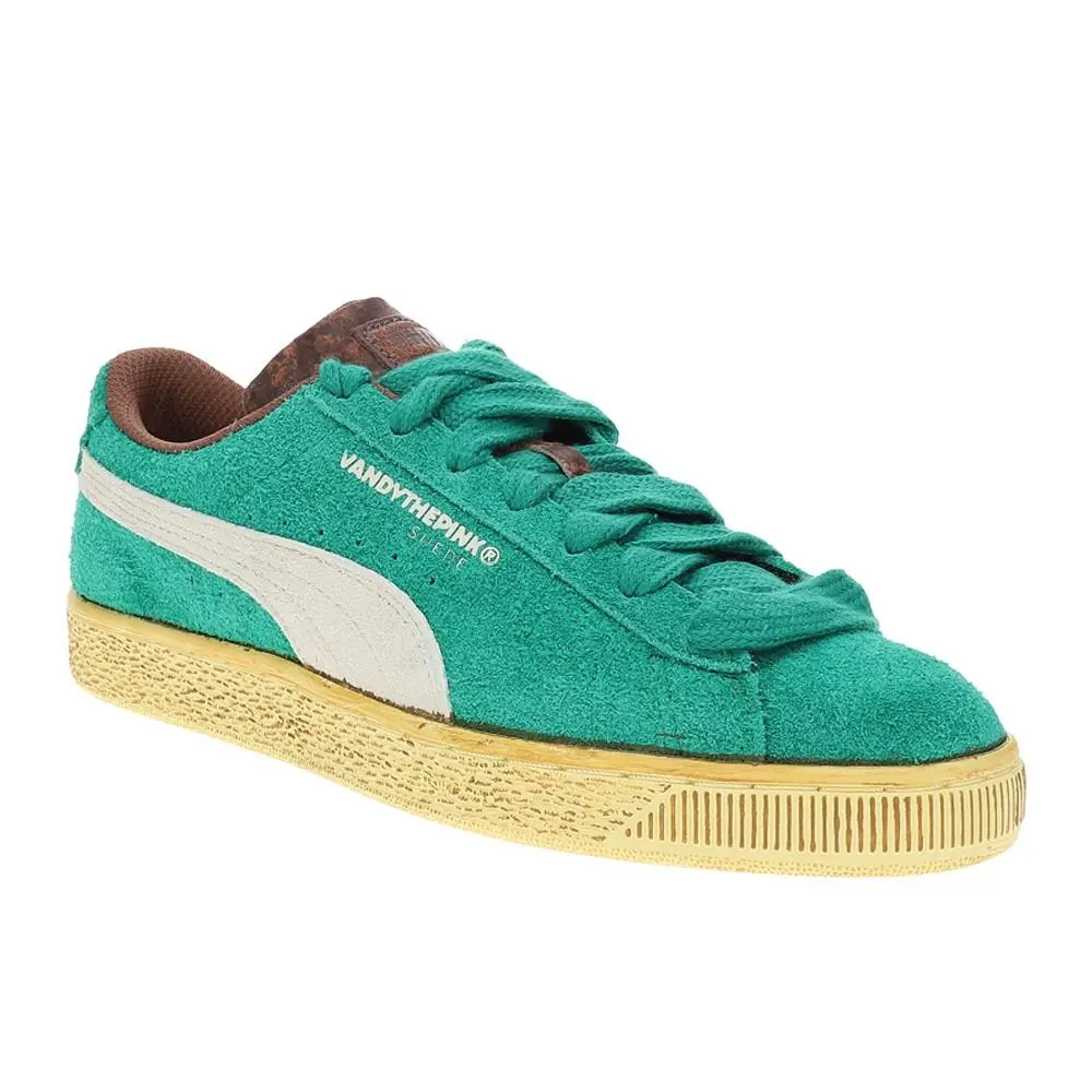 Puma shoes - PUMA Suede Vandythepink Lace Up - 40617901 - Green 0