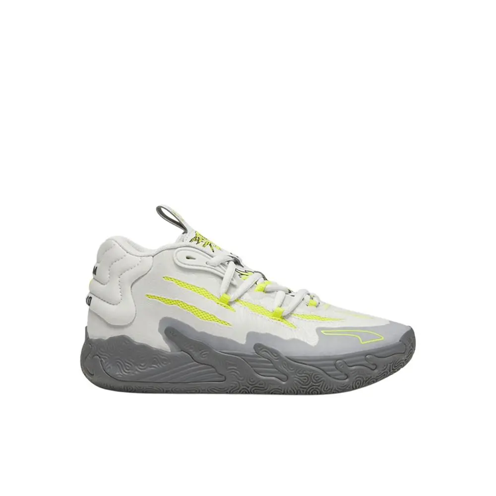 Puma Mb.03 Hills Basketball Youth Boys Grey Sneakers Athletic Shoes 37929201