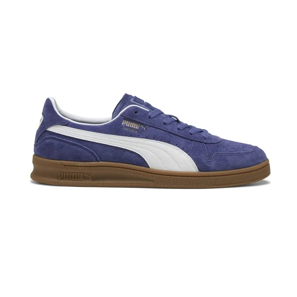 Puma Indoor Soft Lace Up Mens Blue Sneakers Casual Shoes 40113608