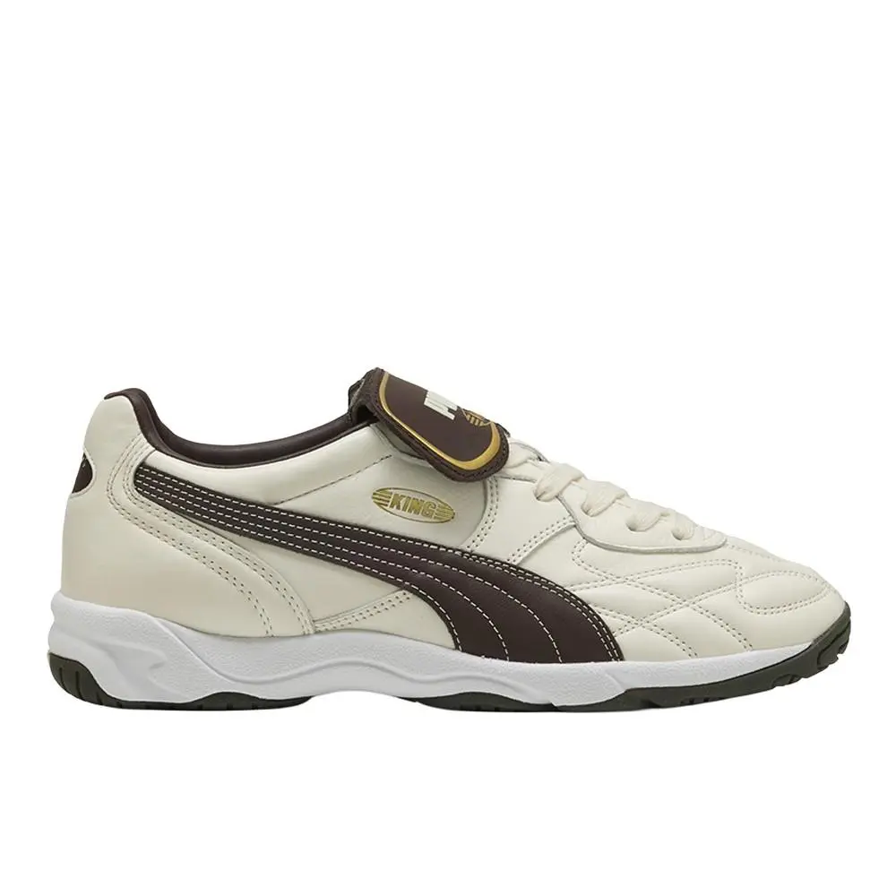 King Indoor Lace Up Mens White Sneakers Casual Shoes 40168318 by Puma