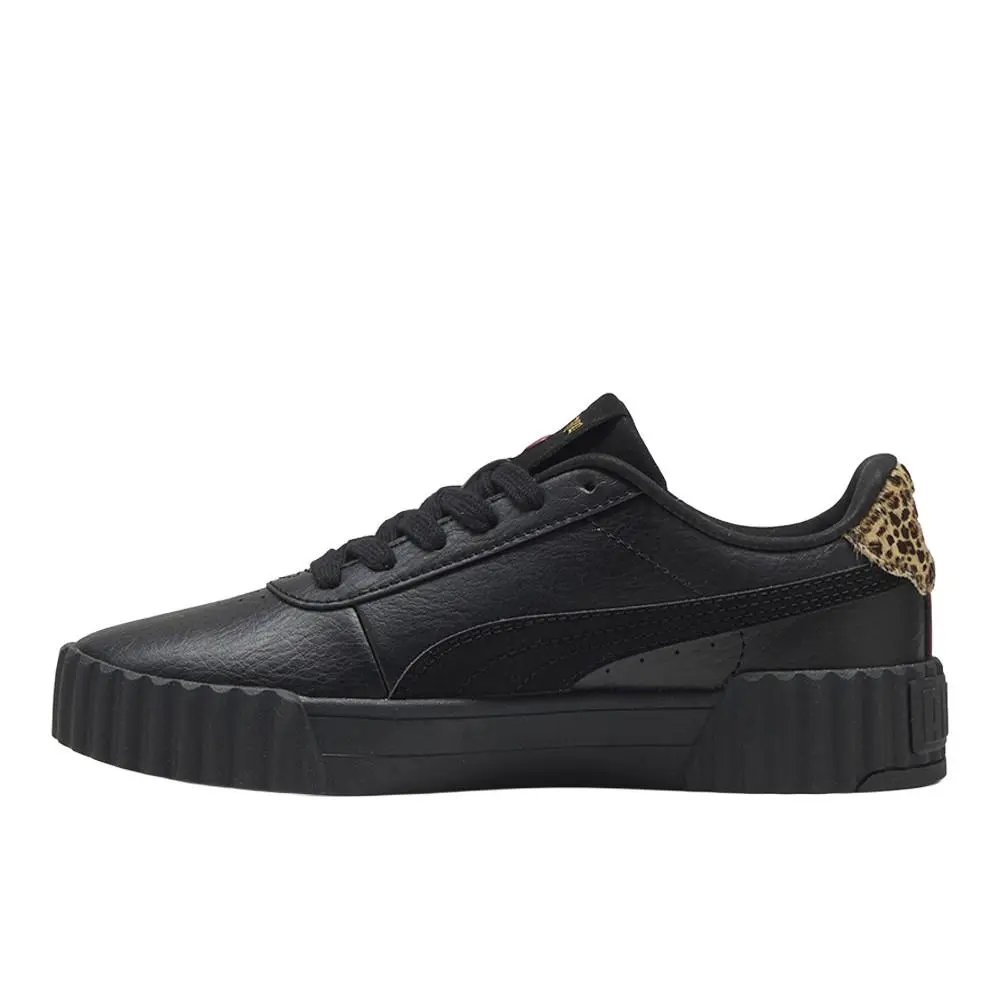 Puma shoes - PUMA Carina 3.0 Animal Flair Lace Up - 40264202 - Black 1