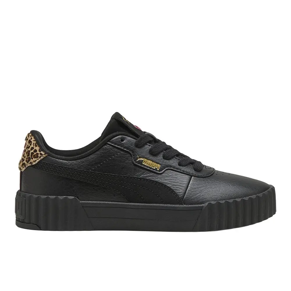 Puma shoes - PUMA Carina 3.0 Animal Flair Lace Up - 40264202 - Black 7