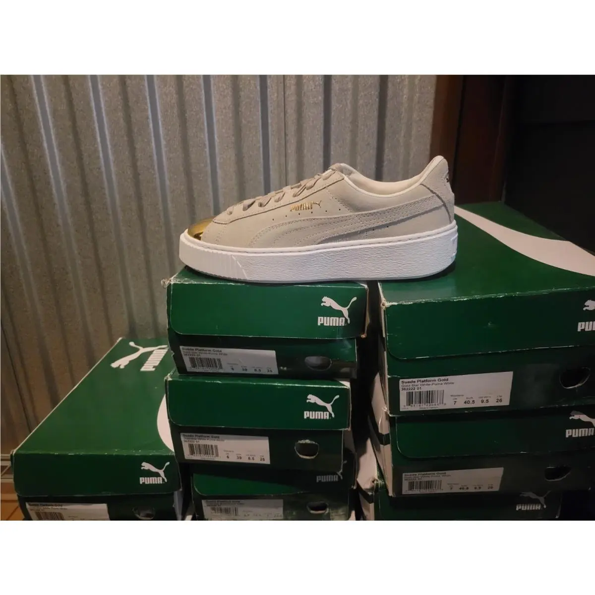 Puma shoes - PUMA Suede Gold - Suede Gold - BEIGE /GOLD 8