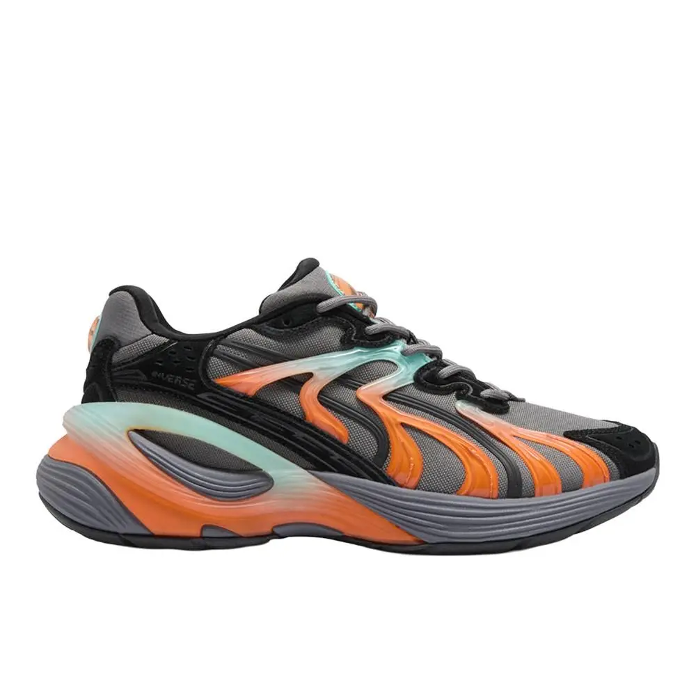 Puma Inverse Fission Lace Up Mens Grey Sneakers Casual Shoes 40178901