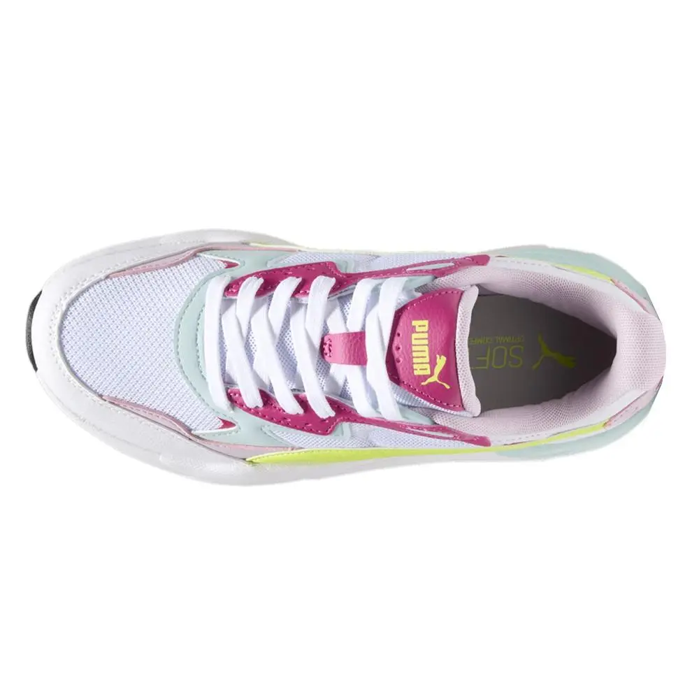 Puma shoes - PUMA XRay Speed Lace Up - 38706354 - Green, Pink, White 2