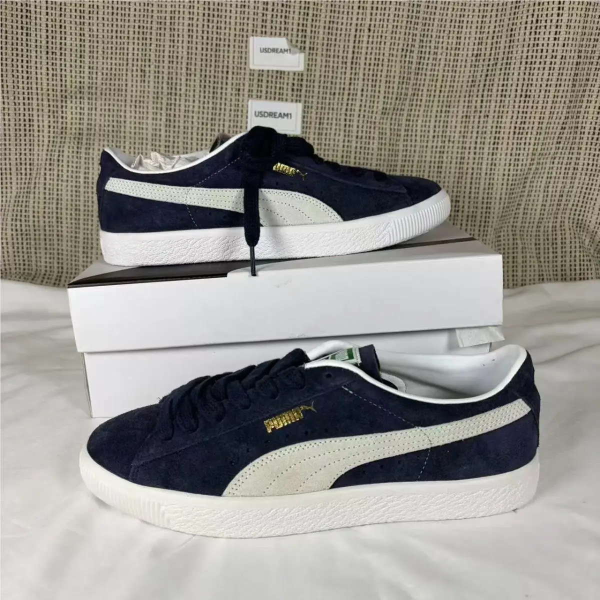 Suede Vintage Peacoat Men`s Lifestyle Shoes 374921-07 by Puma