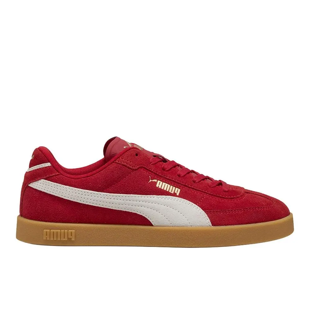 Club Ii Era Suede Lace Up Mens Red Sneakers Casual Shoes 40071708 by Puma
