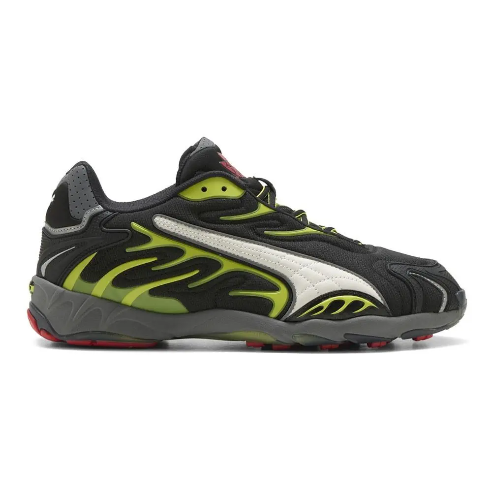 Puma Inhale Mesh Lace Up Mens Black Sneakers Casual Shoes 40245901