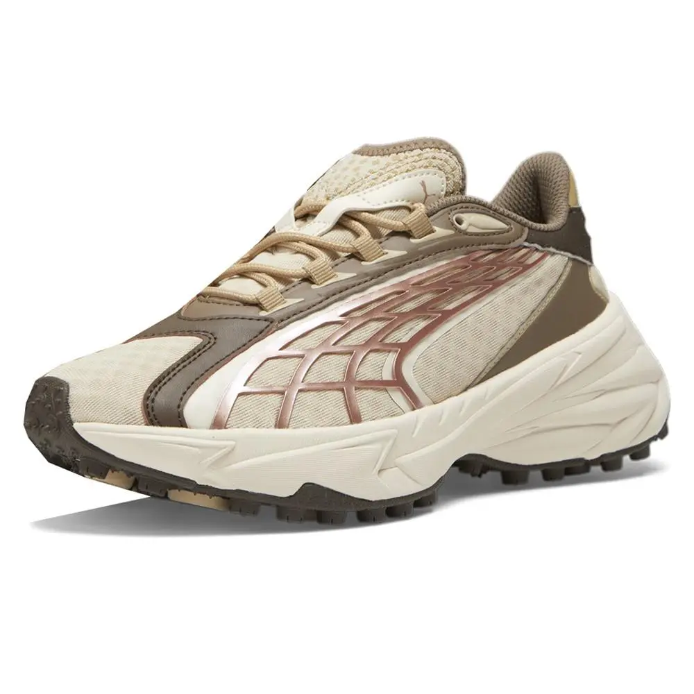Puma shoes - PUMA Spirex Squadron Metallic Lace Up - 39775101 - Brown 0
