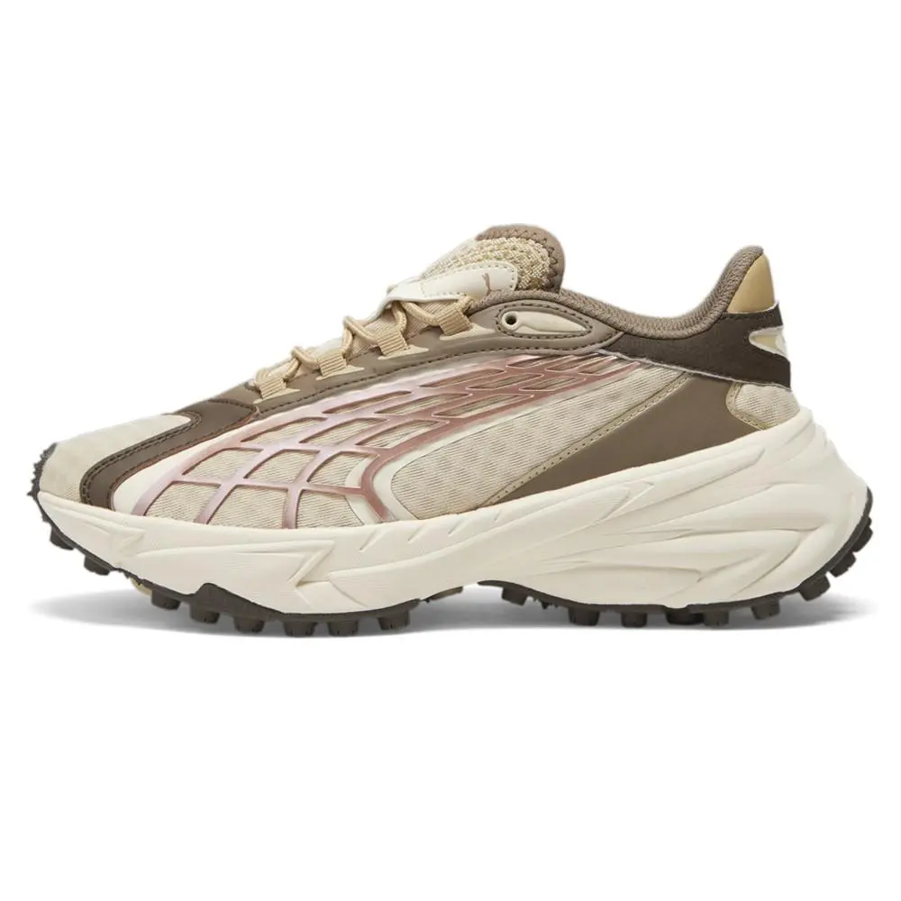Puma shoes - PUMA Spirex Squadron Metallic Lace Up - 39775101 - Brown 1