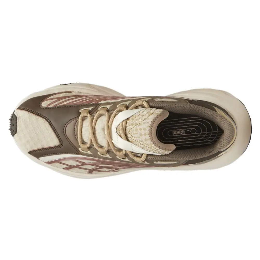 Puma shoes - PUMA Spirex Squadron Metallic Lace Up - 39775101 - Brown 8