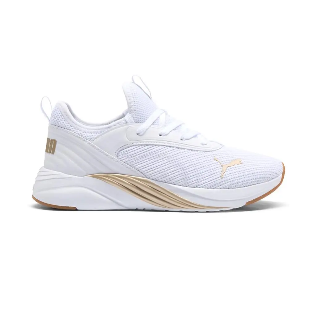 Puma Softride Ruby Luxe Femme Womens White Sneakers Casual Shoes 31226401