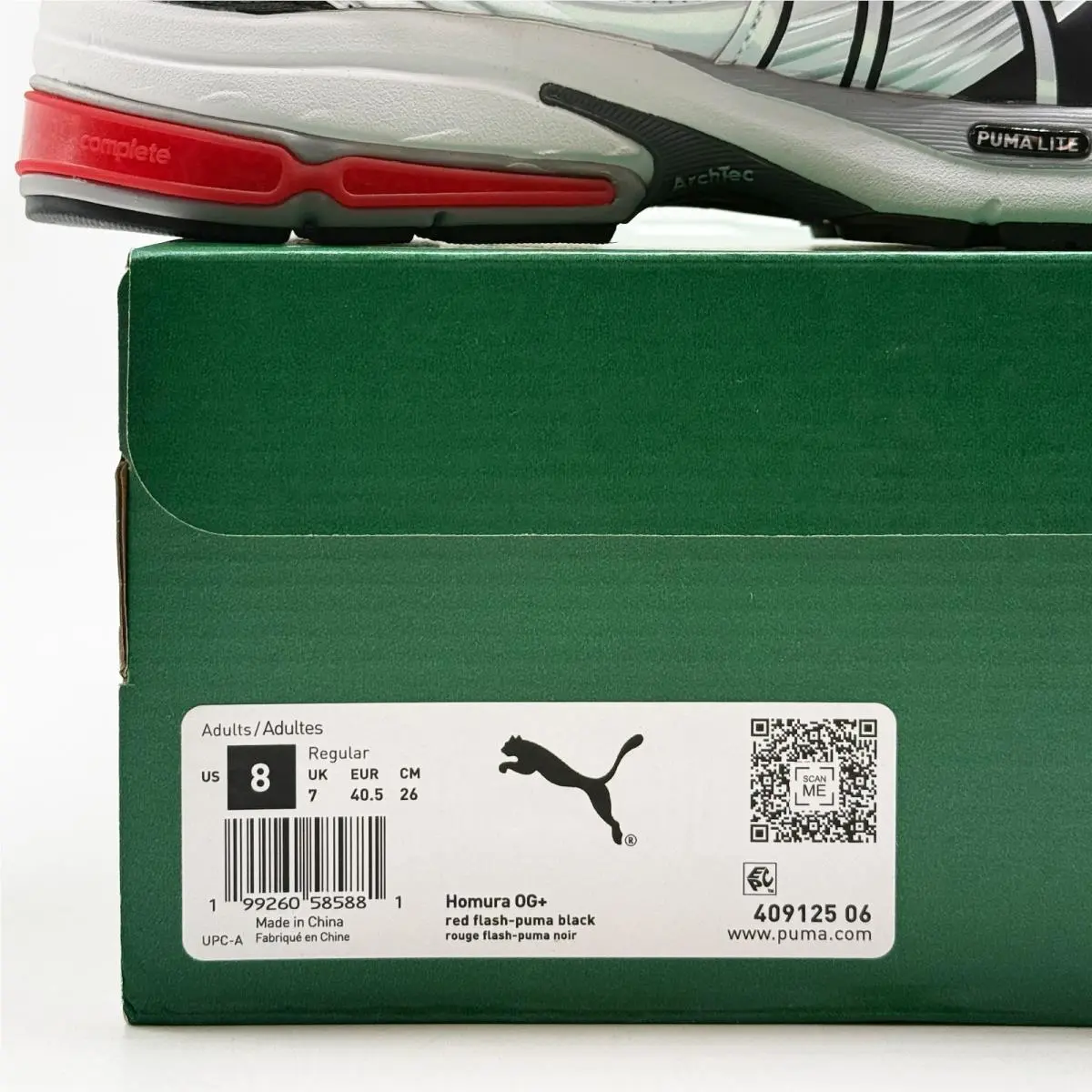 Puma shoes - PUMA HOMURA OG+ - HOMURA - 409125-06 - Red 10