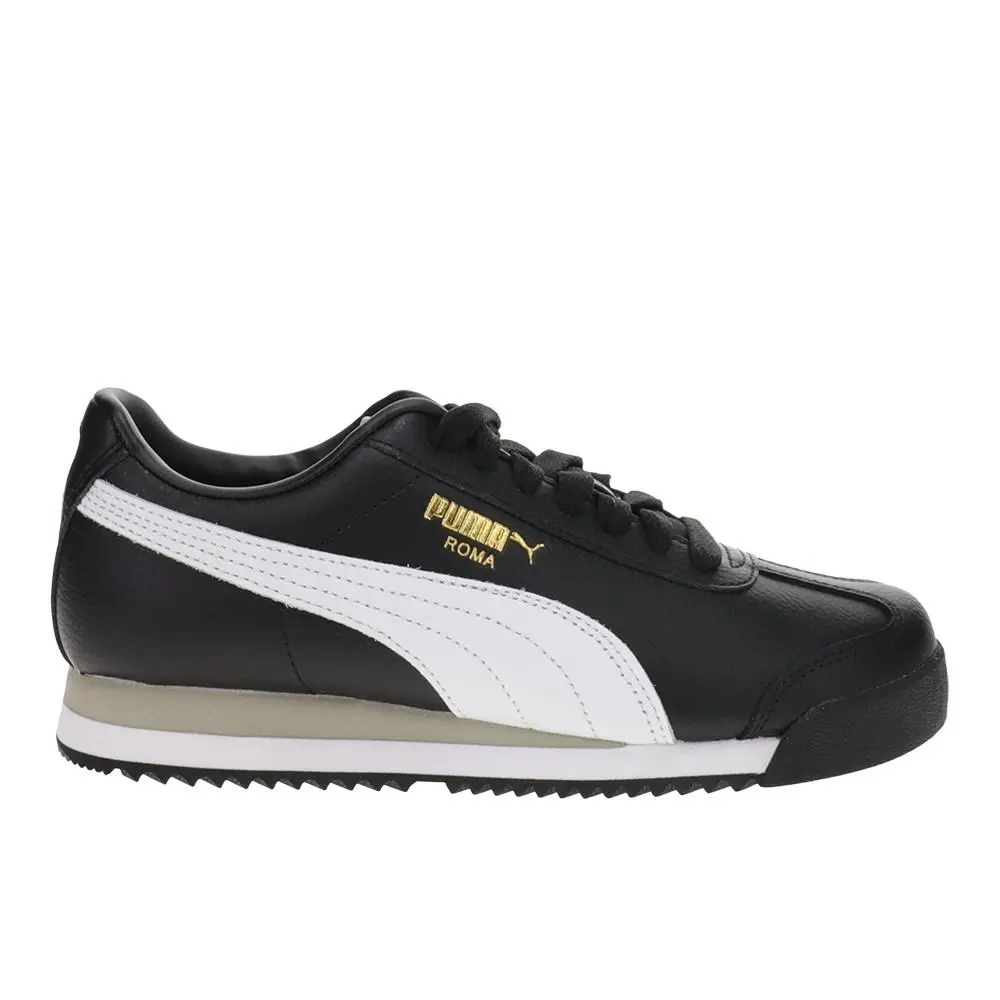 Puma Roma 24 Standard Lace Up Womens Black Sneakers Casual Shoes 40078402
