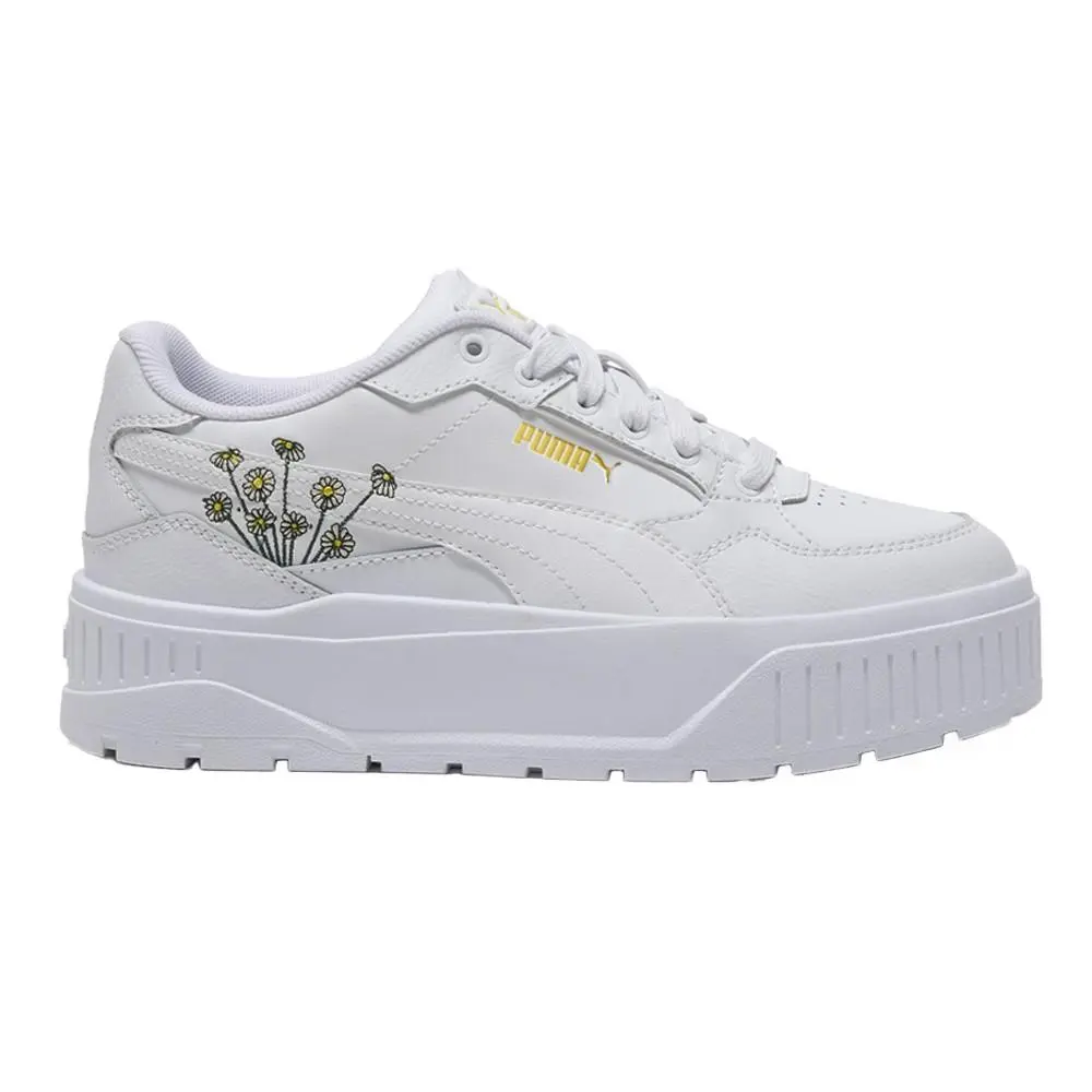Puma shoes - PUMA Karmen Ii Idol Floral Platform - 40351801 - White 5