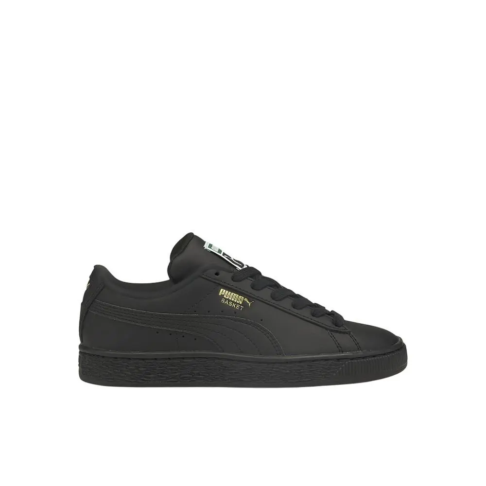Puma Basket Classic Xxi Lace Up Youth Boys Black Sneakers Casual Shoes 38056903