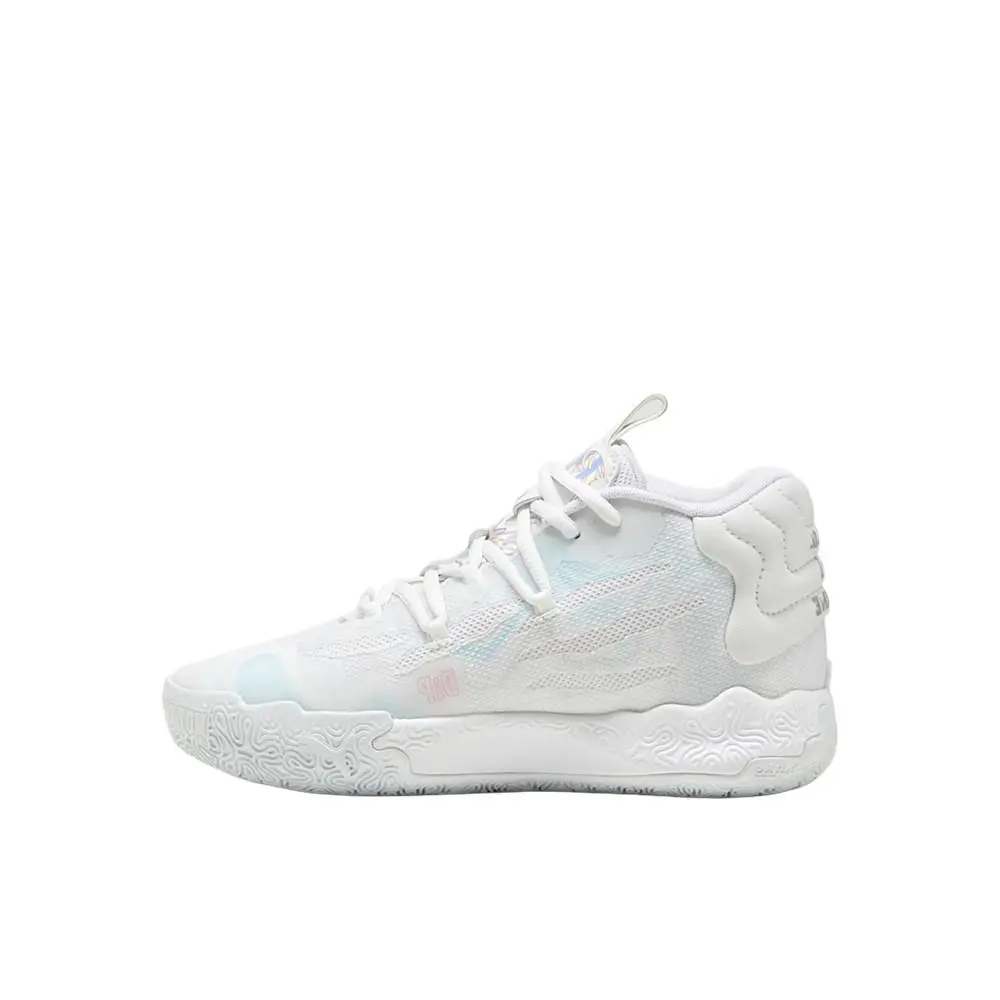 Puma shoes - PUMA Mb.03 Iridescent Basketball  Youth - 37993401 - White 1