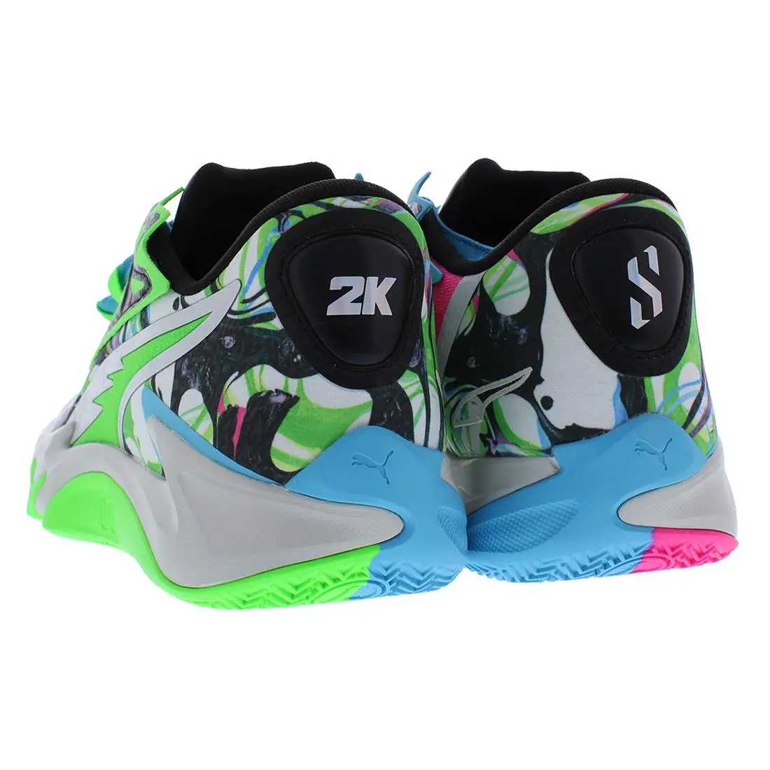 Puma shoes - Bright Aqua/Feather Gray, Full: Bright Aqua/Feather Gray 2