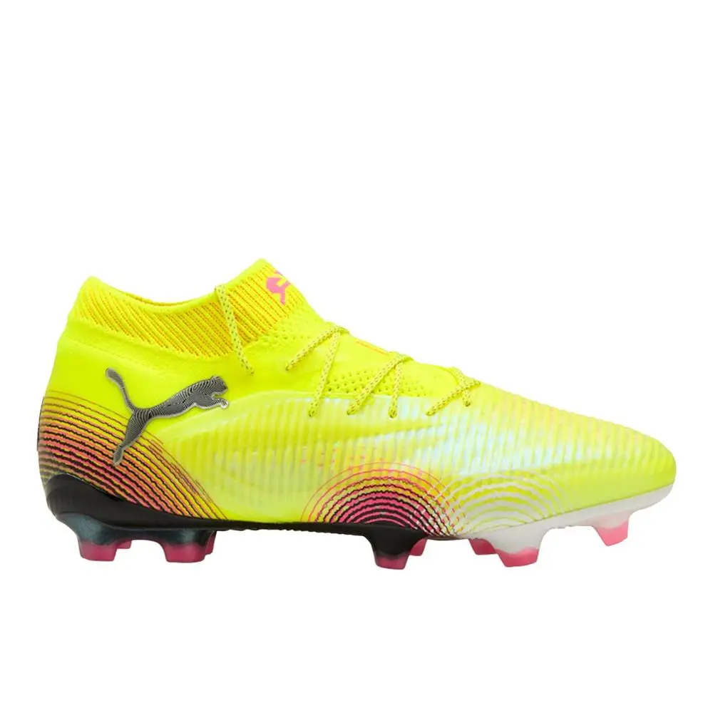 Puma Future 8 Ultimate Soccer Cleats Mens Yellow Sneakers Athletic Shoes 1081380