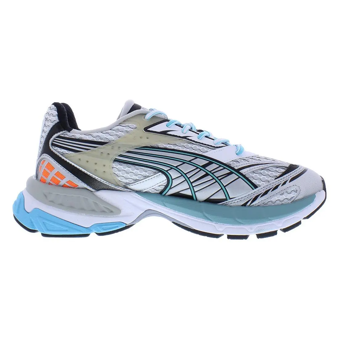 Puma shoes - Puma White/Porcelain, Main: Grey 3