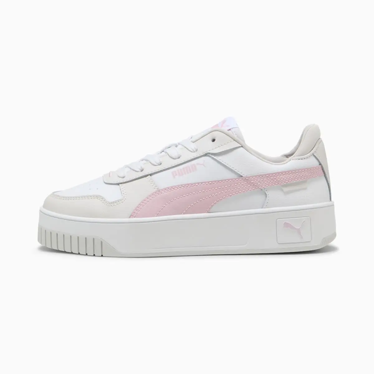 Women`s Carina Street Sneaker  White-rose Mauve-feather Gray  Whi by Puma