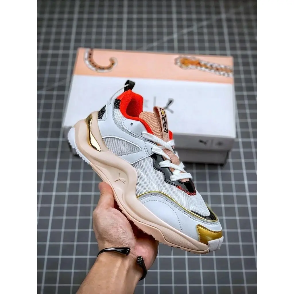 x Charlotte Olympia Rise Women`s White Pink Casual Lifestyle Sneakers Shoes by Puma