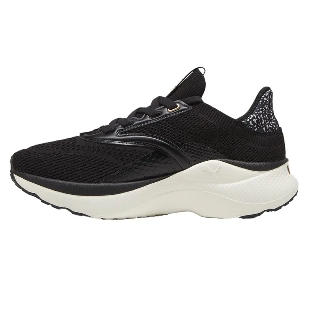 Puma shoes - PUMA Softride Mayve Minima Leopard Running - 31016201 - Black 7