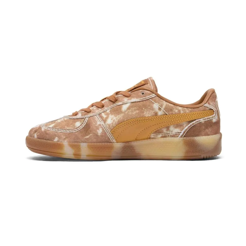 Puma shoes - PUMA Palermo Faded Denim Lace Up - 40191901 - Orange 1
