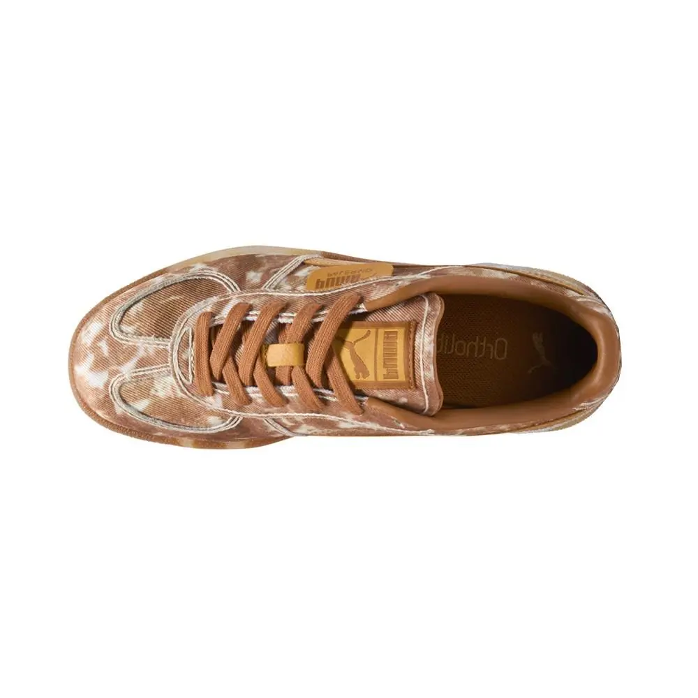 Puma shoes - PUMA Palermo Faded Denim Lace Up - 40191901 - Orange 8