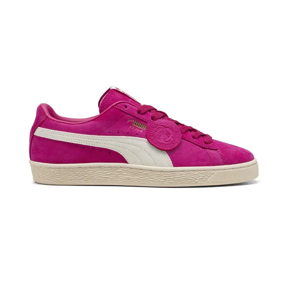 Puma Suede Charles F. Stead Lace Up Mens Pink Sneakers Casual Shoes 40370103