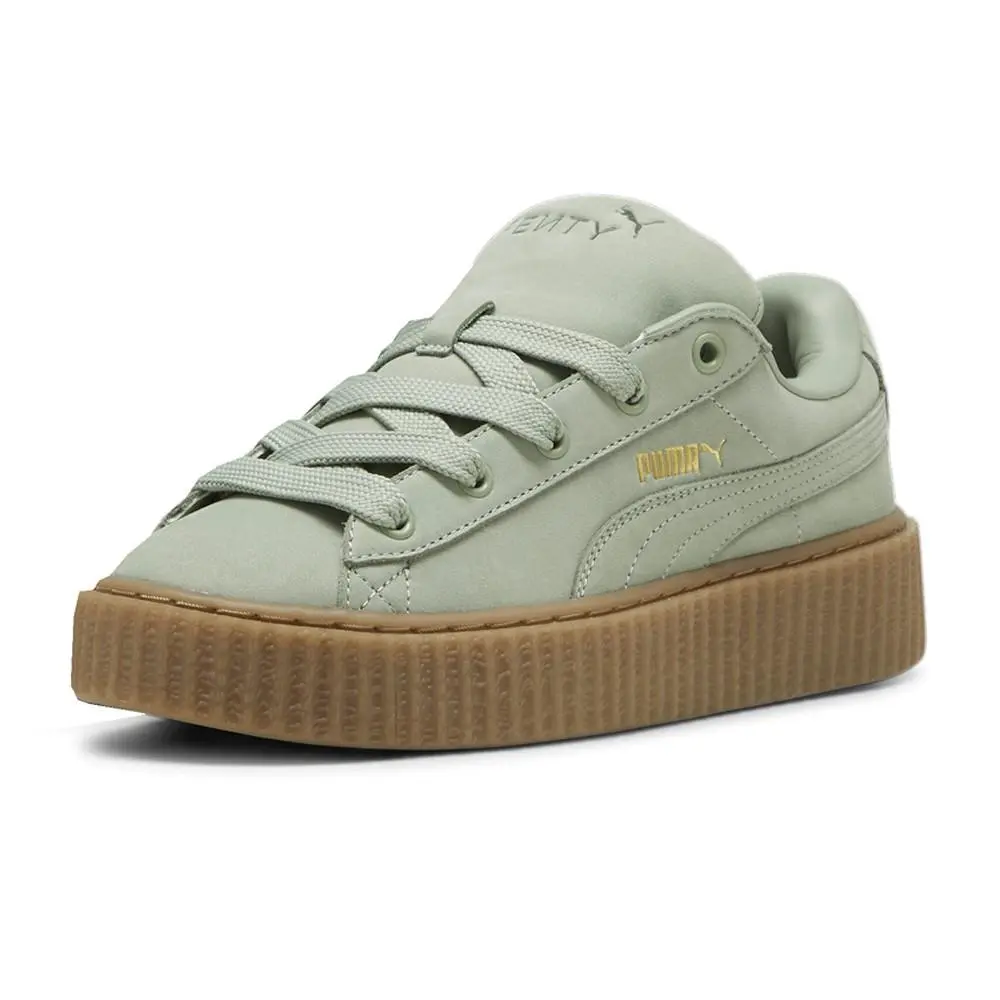 Puma shoes - PUMA Fenty X  Creeper Phatty Nubuck Lace Up - 39986502 - Green 6
