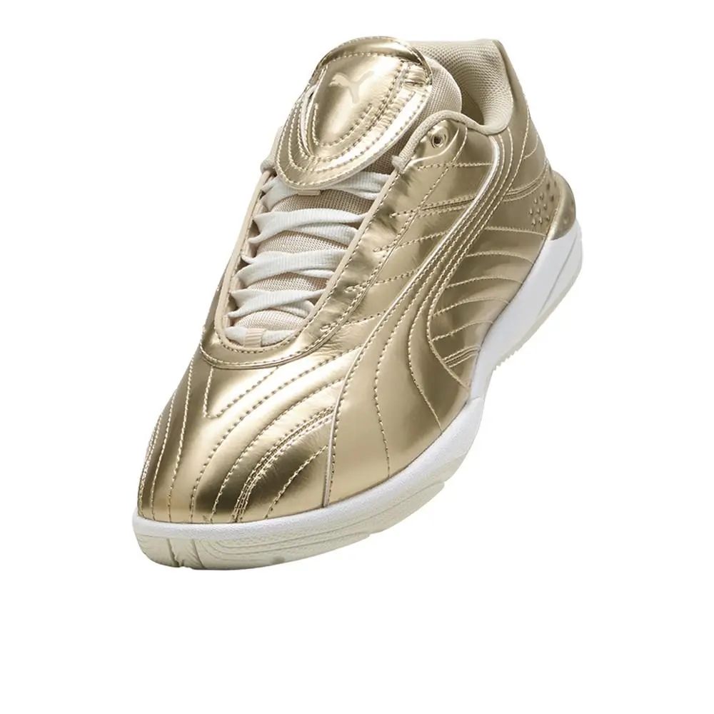 Puma shoes - PUMA VS2 Fashion Metallic Lace Up - 40551202 - Gold 4