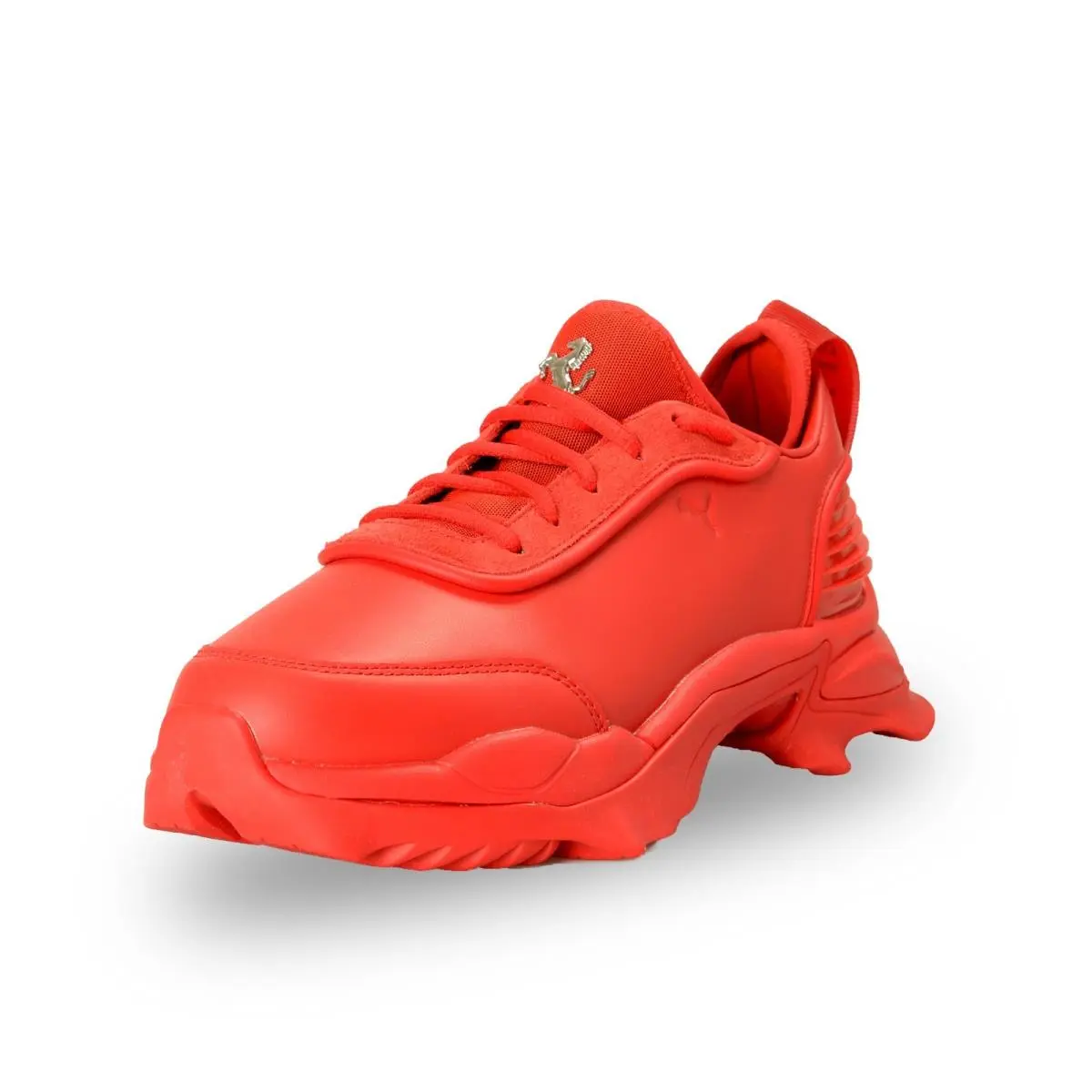 Puma X Scuderia Ferrari Nitefox Red Leather Sneakers Shoes US 9 UK 8 EU 42 - Red