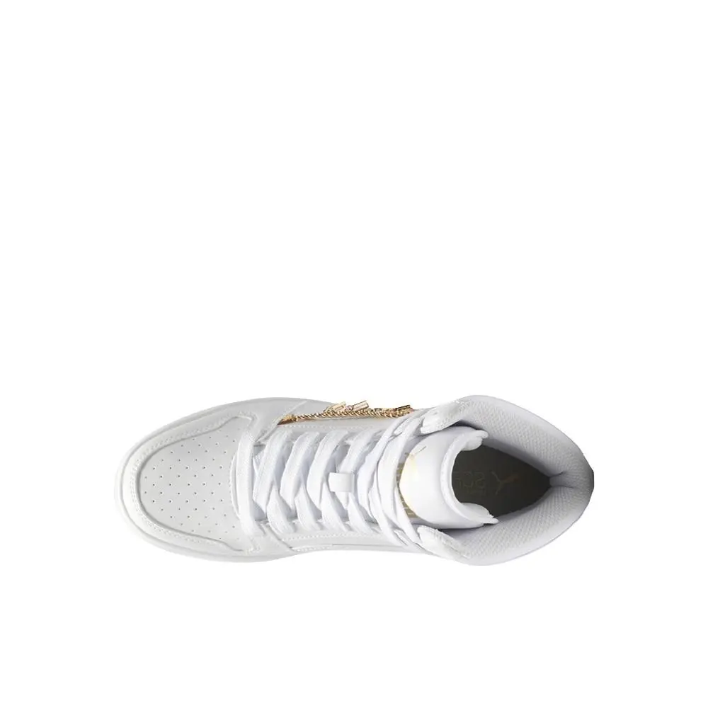 Puma shoes - PUMA Rebound Layup Sl Shine Bright High Top  Youth - 39916501 - White (UPC: 197672055930) 2