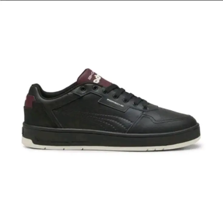 x Porsche Legacy Court Classic Lux Men’s Size 13 Black/ruby Shimmer by Puma