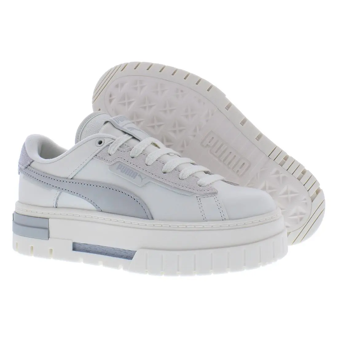 Puma Mayze Crashed Selflove Womens Shoes Size 10 Color: Cream/grey