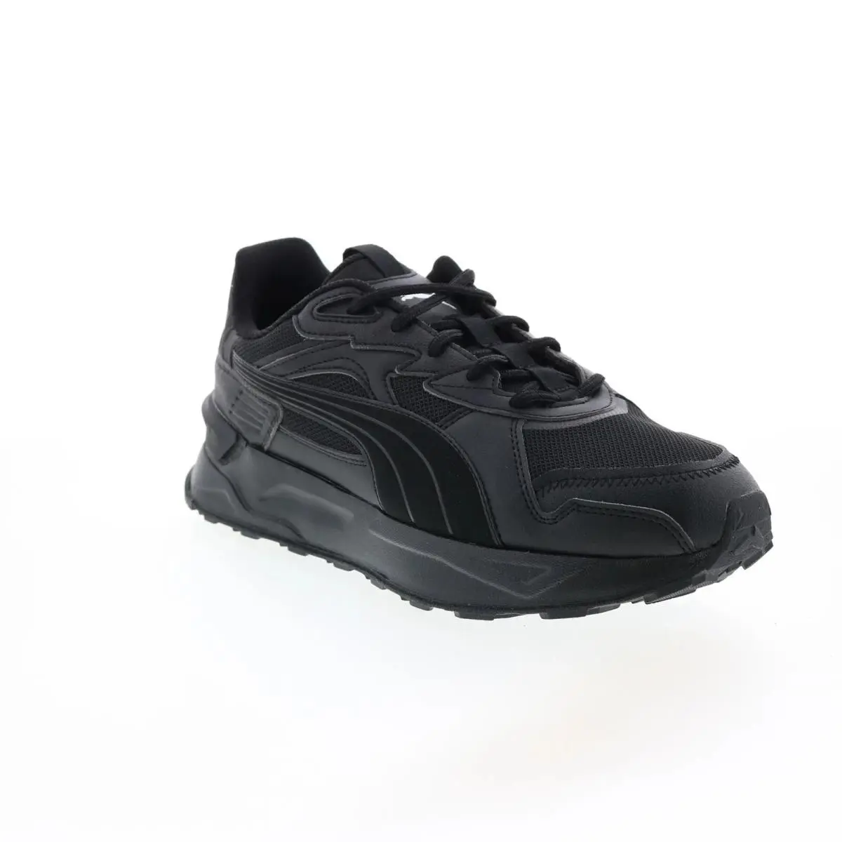 Puma D5486 Men`s Black Mirage Sport Asphalt Lace Up Sneakers Size EU 42 US 9M - Black