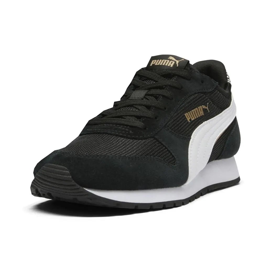 Puma shoes - PUMA St Miler Leo Lace Up - 40305701 - Black (UPC: 197674918318) 0