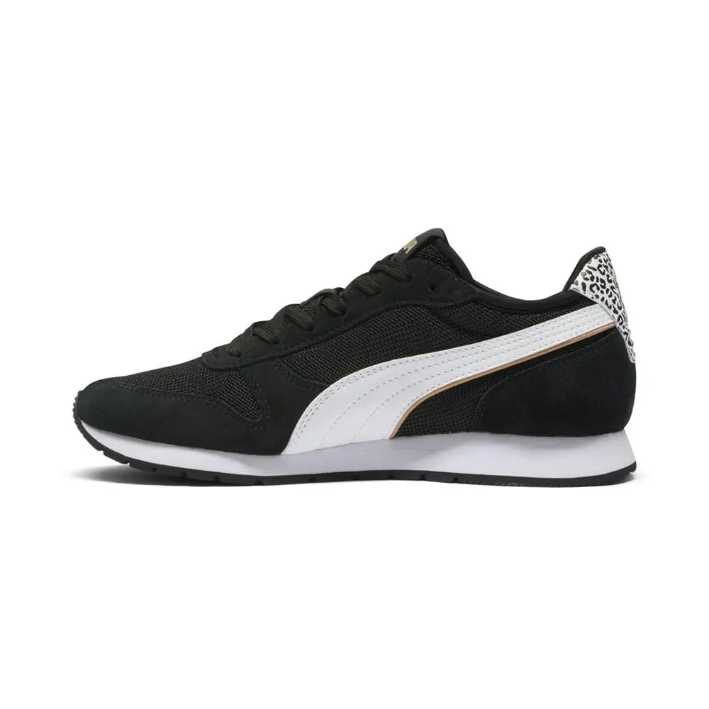 Puma shoes - PUMA St Miler Leo Lace Up - 40305701 - Black (UPC: 197674918318) 1